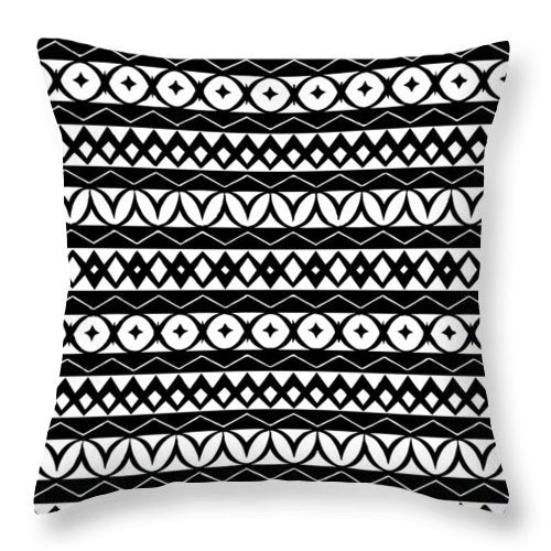 Nordic Style Black and White Velvet Pillow Covers