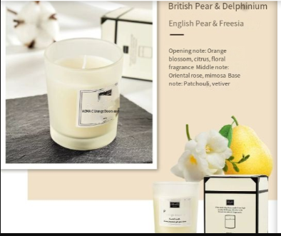Aromatherapy Soy Candles for Home - 1 Piece