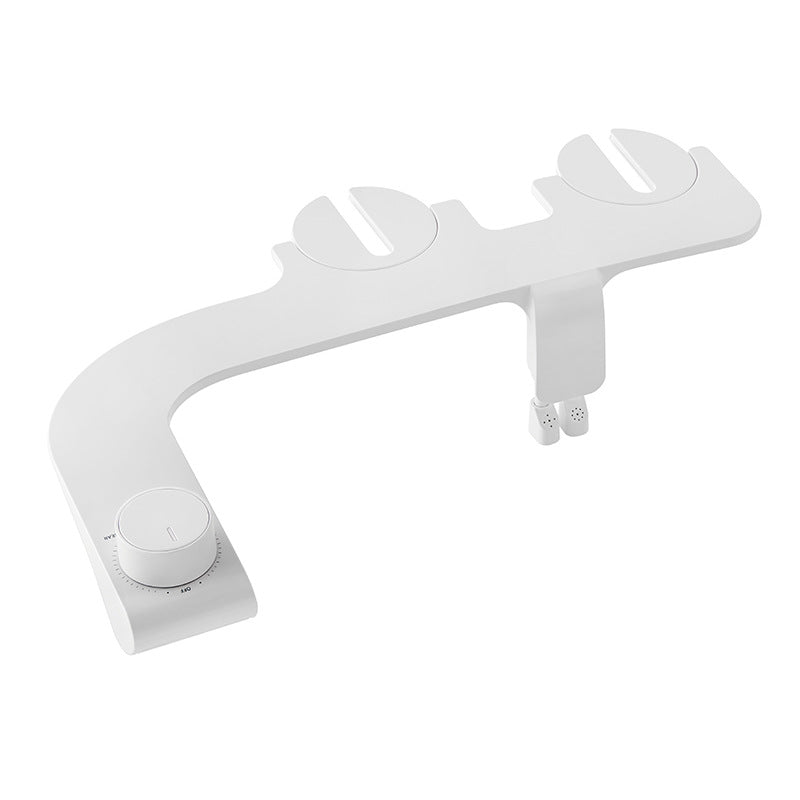 Ultra-thin Battery-free Bidet with Dual Nozzles
