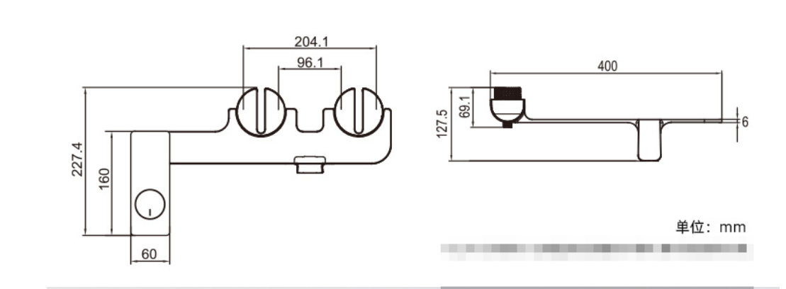 Non-Electric Dual Nozzle Bidet