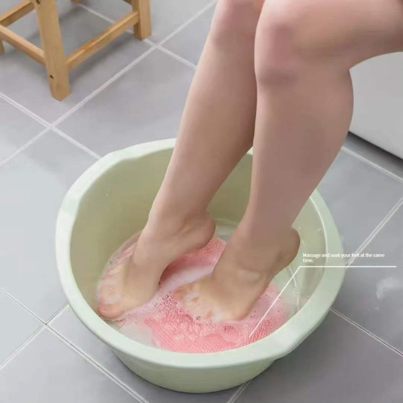 Silicone Exfoliating Bath Mat and Back Massage Brush
